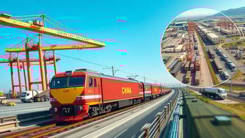 China-Europe freight train services see strong growth in Q1 2025